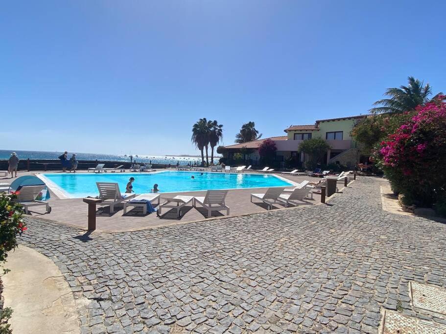 Porto Antigo - Charming & Peaceful Apartment Overlooking Pool And Sea 圣玛丽亚 外观 照片